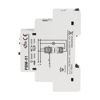 Przekaźnik bistabilny 230V AC TYP: PBM-01 EXT10000061 ZAMEL (EXT10000061-WPL)